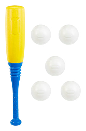 Little Tikes T-Ball Set wall-hanging storage for compact spaces