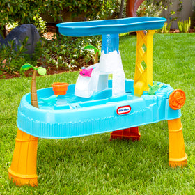 Little Tikes Waterfall Island Water Table treasure chest sparks treasure-hunt play.