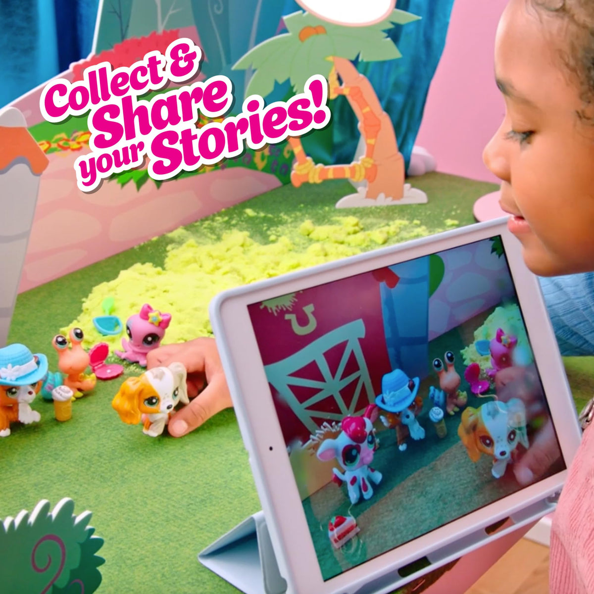 Travel-friendly Littlest Pet Shop collection fits in a compact case