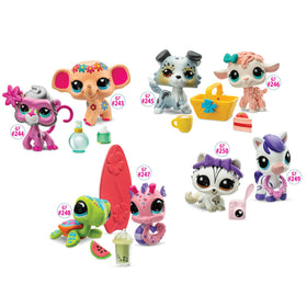 Littlest Pet Shop Beach Bites duo with snacks for beach-themed storytelling