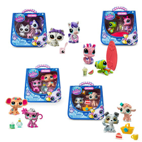 Littlest Pet Shop Elephant Spa duo bobble-heads for imaginative spa play