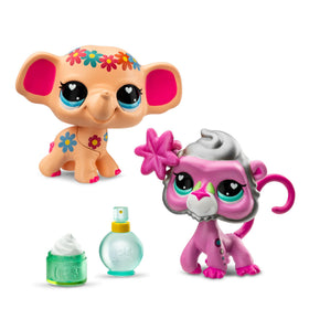 Littlest Pet Shop Stylin' Stripes duo showcases fashionable pets with stylish accessories