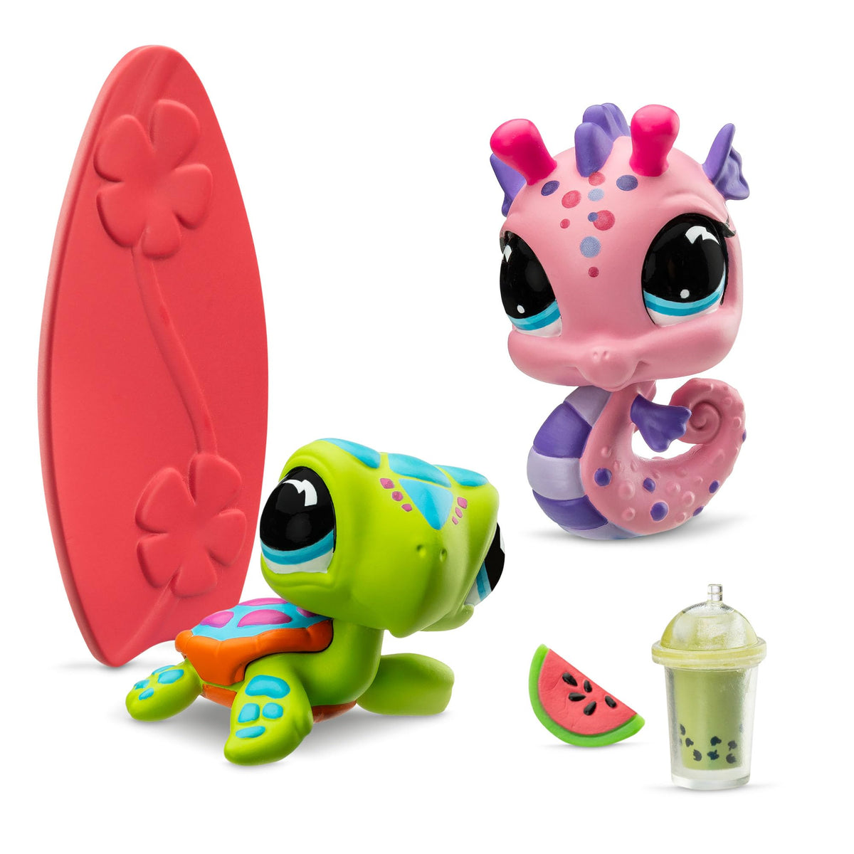 Littlest Pet Shop accessories snacks image highlights included treats for pretend meals