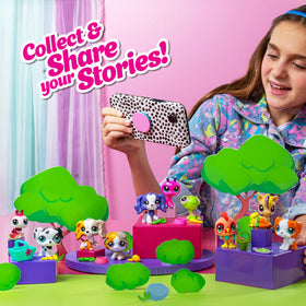 Littlest Pet Shop QR code access for digital play and rewards.