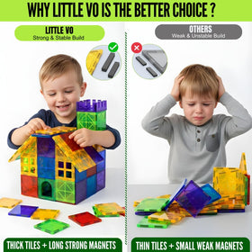 Little Vo instruction booklet – clear 2D and 3D design ideas.