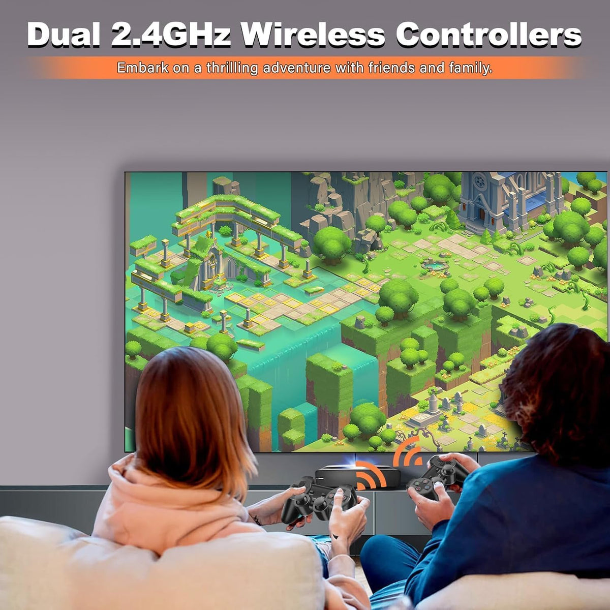 LIUWEI Console with 23 emulators showcasing diverse retro game libraries.