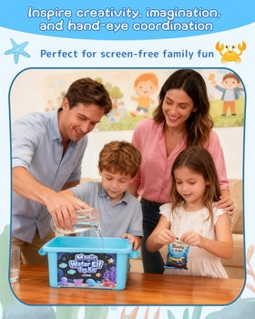 LiveThingYoung Glitter powder adds sparkle to water pets for creative fun.