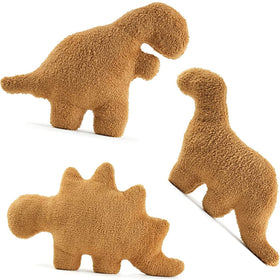 Lixzuch Dino Nugget Pillow Stegosaurus close-up, ultra-soft plush for cozy hugs