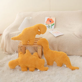 Lixzuch Dino Nugget Pillow travel-friendly, lightweight cuddle buddy on trips