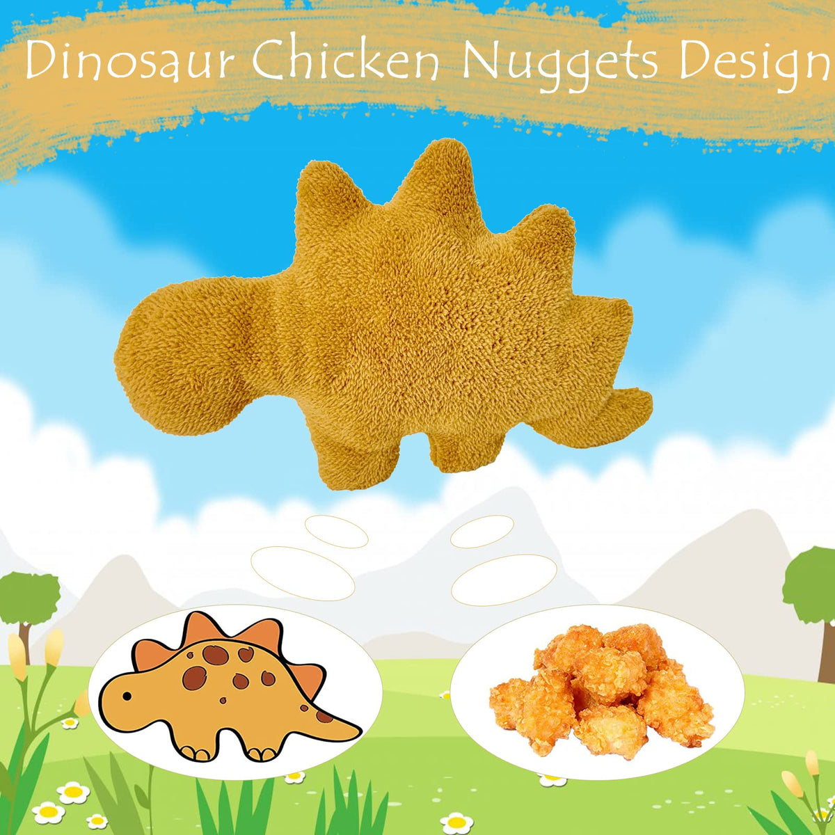 Lixzuch dino nugget pillow christmas decor: adds whimsy to celebrations and gift-giving.