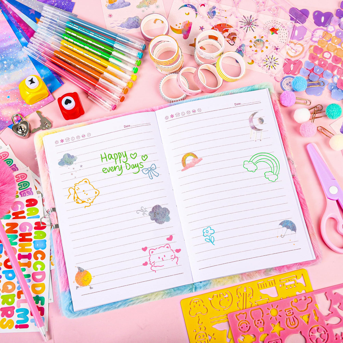 LiYiQ plush ball pen for soft comfortable writing experiences