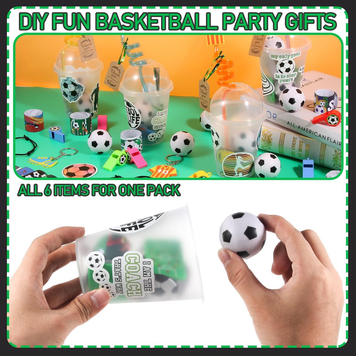 LiYiQ soccer whistle features bright sound for playful games.