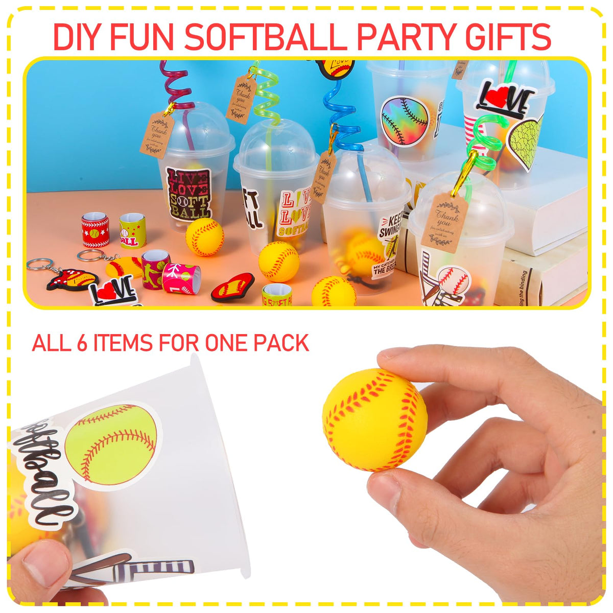 LiYiQ softball bracelets made from PU material for colorful party keepsakes.