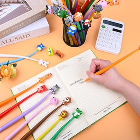 LiYiQ rabbit bobblehead pen—soft shake head eases focus