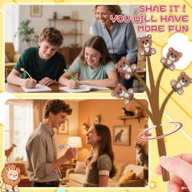LiYiQ tiger bobblehead pen—bright writing companion for classes