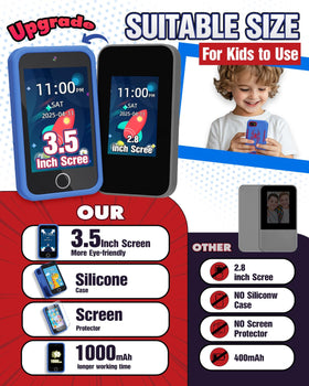 ABC learning content and stories on the Lizzbey educational toy phone