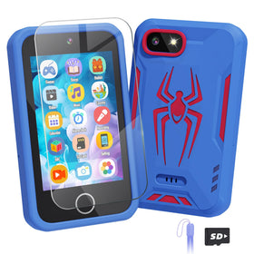 Lizzbey Kids Smart Phone in spider front view showing screen for learning and play