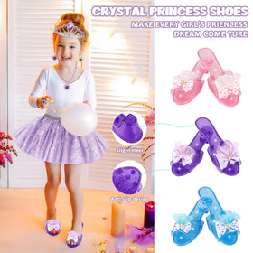 LJZJ Princess tiara set adds royal sparkle for pretend play.