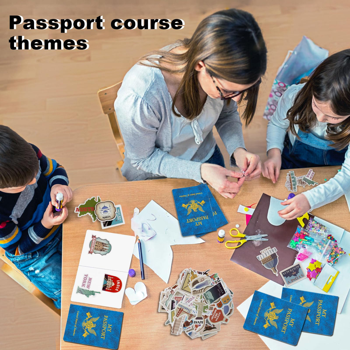 Llamau kids DIY notebook encouraging imagination during travel.