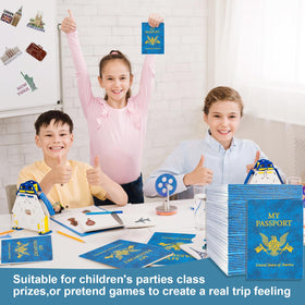 Llamau passport theme party gift idea for kids.