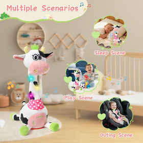 LLUKEME Cow offers 10 gentle songs for calm play and naptime.