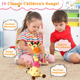 LLUKEME Dancing Giraffe singing feature invites rhythmic exploration.