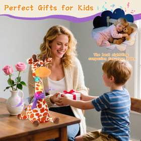 LLUKEME giraffe plush in motion invites interactive dance play