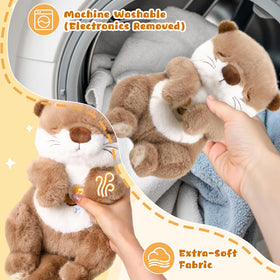 LLUKEME plush with music and lights for soothing bedtime sounds
