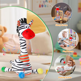 LLUKEME Zebra bells on feet jingling during movement for rhythm