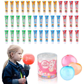 LM.XDBQ 40-piece plastic bubbles in a sturdy bucket for classroom fun.