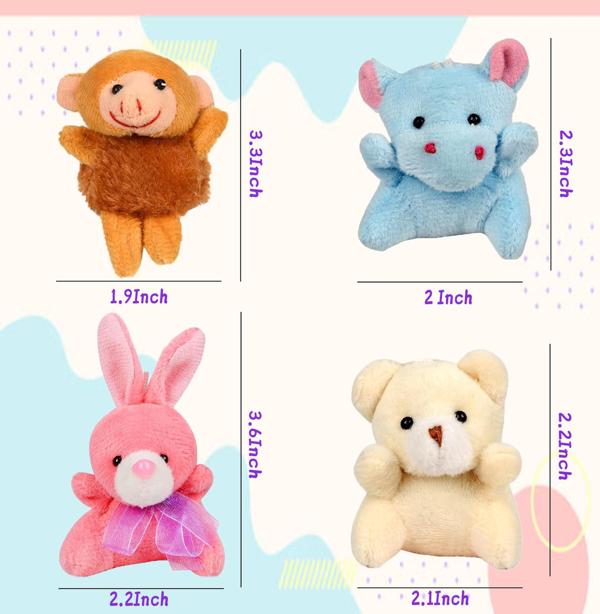 LMAZEPMQ plush toys classroom prizes for young learners.