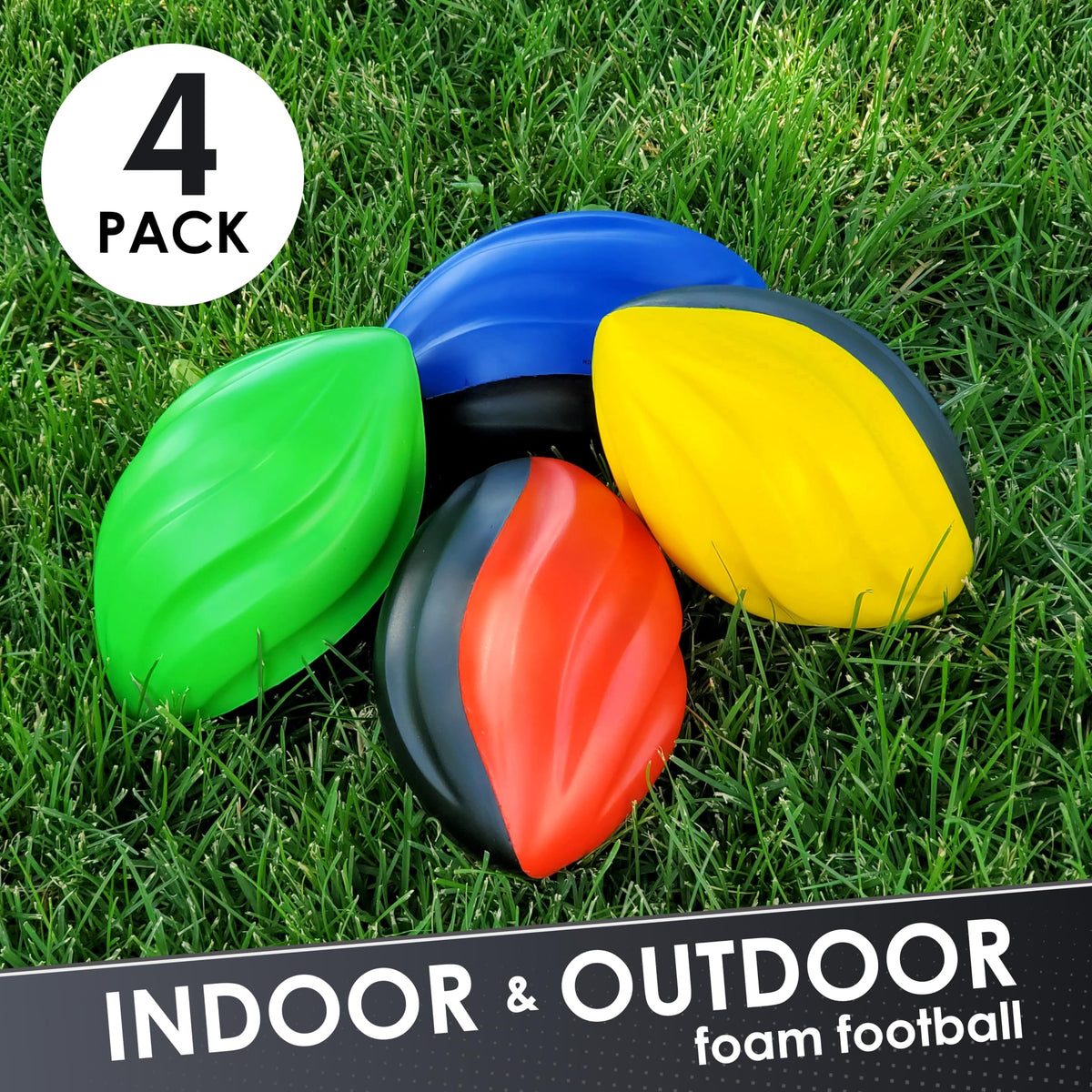 LMC Products 7-inch spiral mini football green for daily play