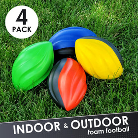 LMC Products 7-inch spiral mini football green for daily play