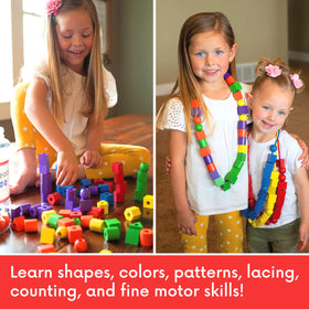LMC Products storage tub to keep beads organized for easy play