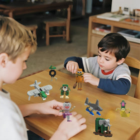 LNCHENQI Tung Tung Tung meme toy with expressive features for creative setups.