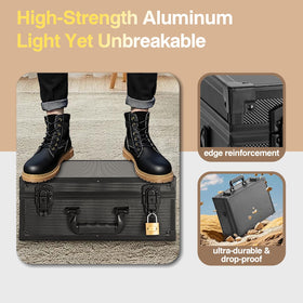 LOCKCURX case seals out dust, moisture, and UV exposure.