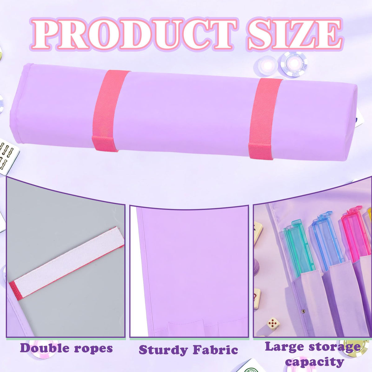 Locmeo bag measures 20 x 4.5 inches for easy fitting