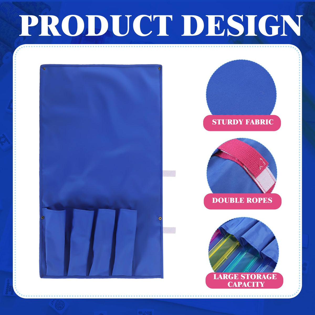 Secure buckle and snap-flap keep contents safely in place.
