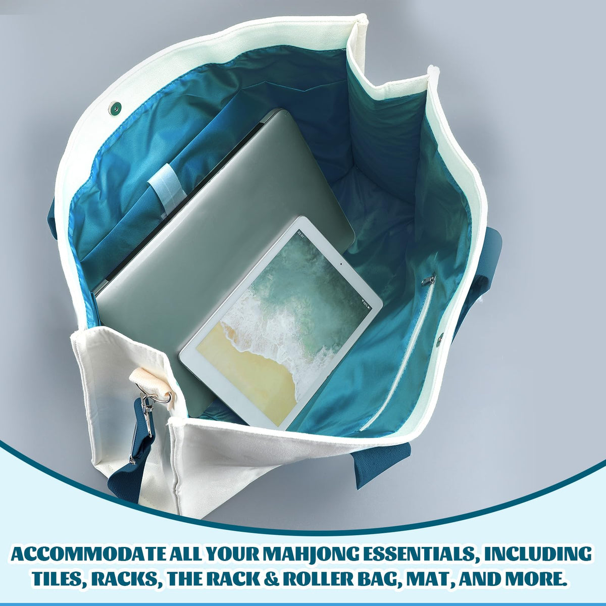Locmeo Mahjong Bag in daily use demonstrates versatility for events.