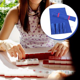 Sleek dark blue finish adds style to mahjong gear.
