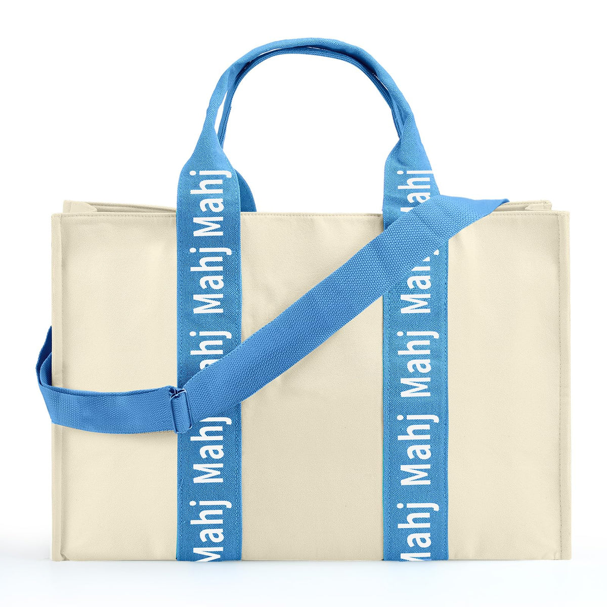 Locmeo mahjong bag exterior in white for stylish game-night transport