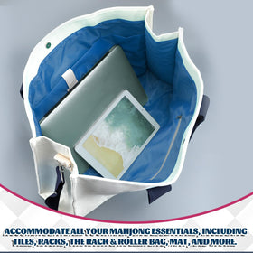 Locmeo mahjong bag crossbody strap added convenience for on-the-go use