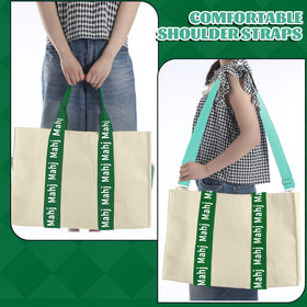 Locmeo mahjong bag thick handle supports heavier loads comfortably.