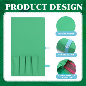Locmeo Buckle and snap-flap security keeps contents secure during play.