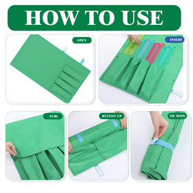 Locmeo bag dimensions 20x4.5 inches fit standard tile holders.