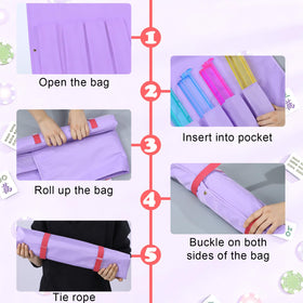 Locmeo oxford cloth texture on bag communicates durability