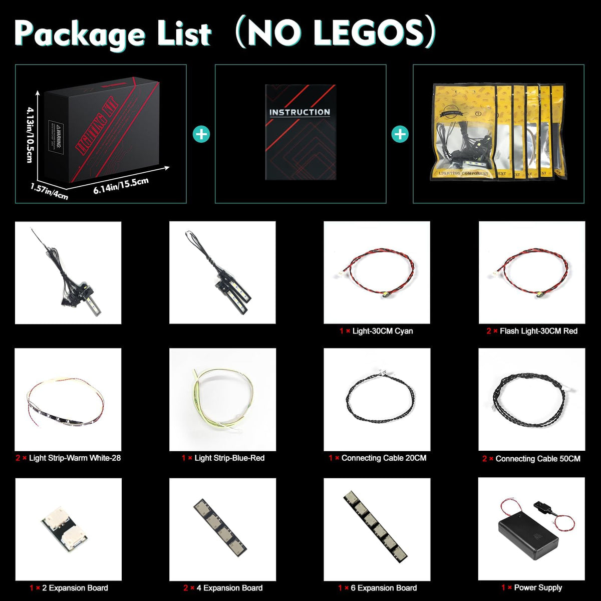 LocoLee lighting kit with durable copper lines for long-lasting LEGO compatibility