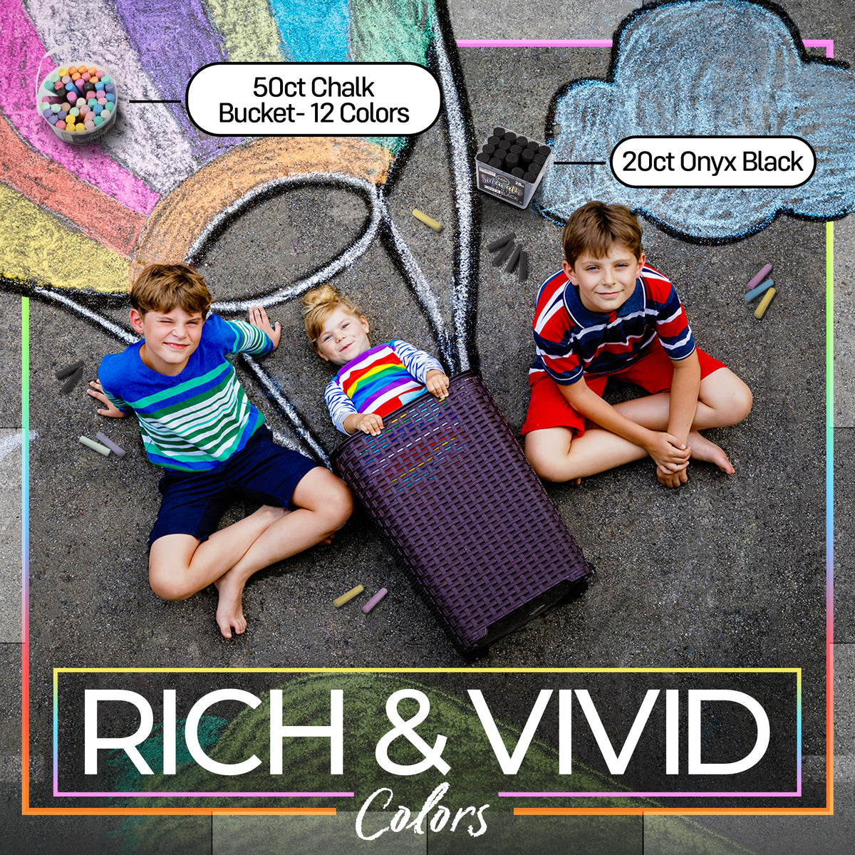 Loddie Doddie party-ready chalk colors brighten spring celebrations.