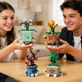 Lodikisbay bonsai bamboo design blocks offer durable, eco-friendly tactile play.
