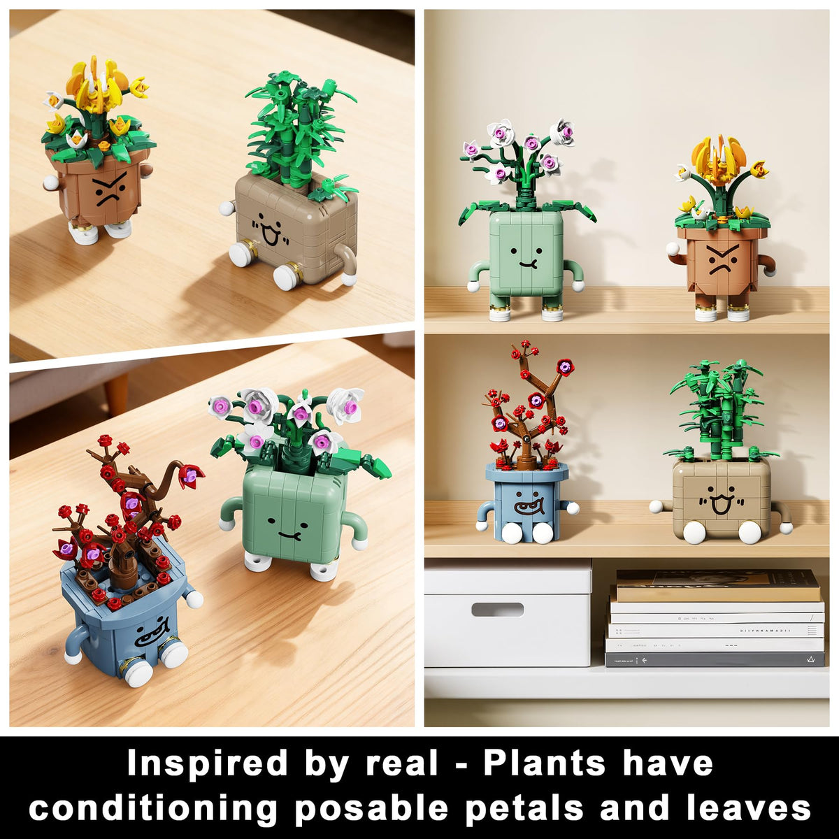 Lodikisbay face-stickers bonsai assign moods to each figure.